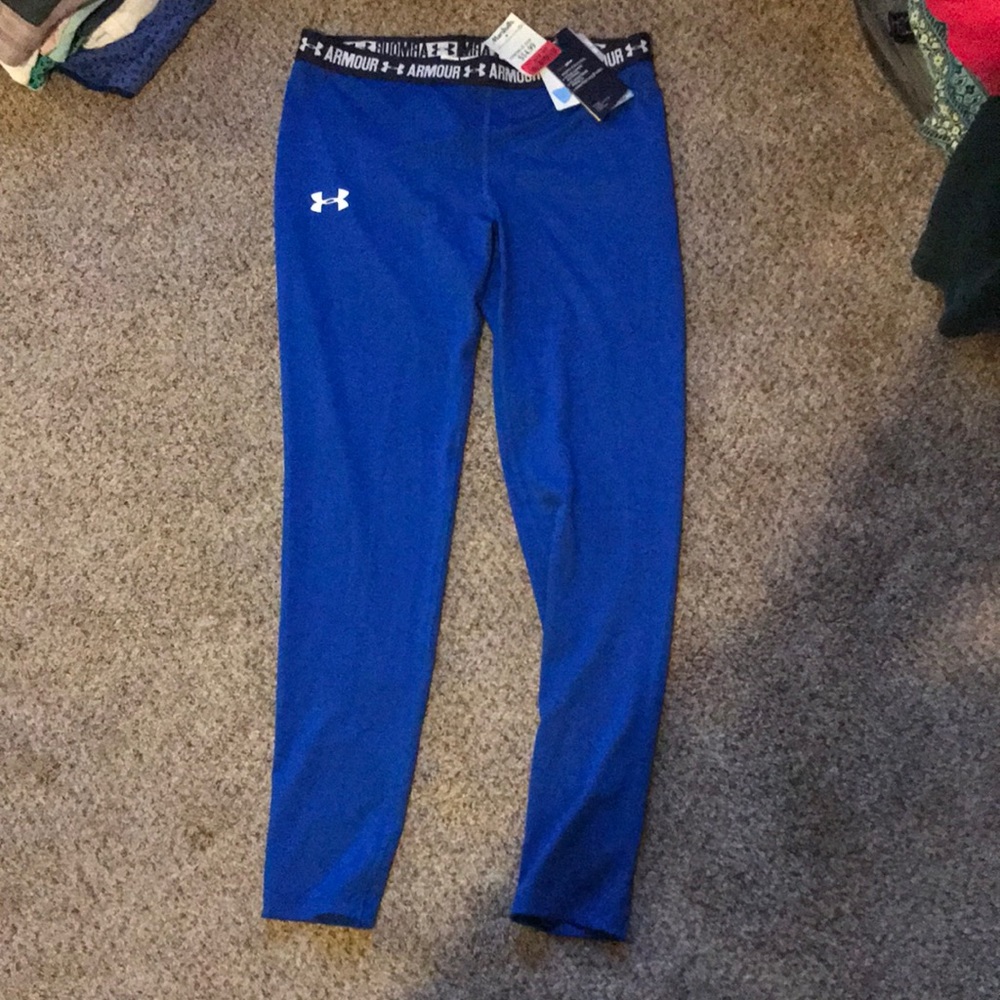 Blue under armor leggings